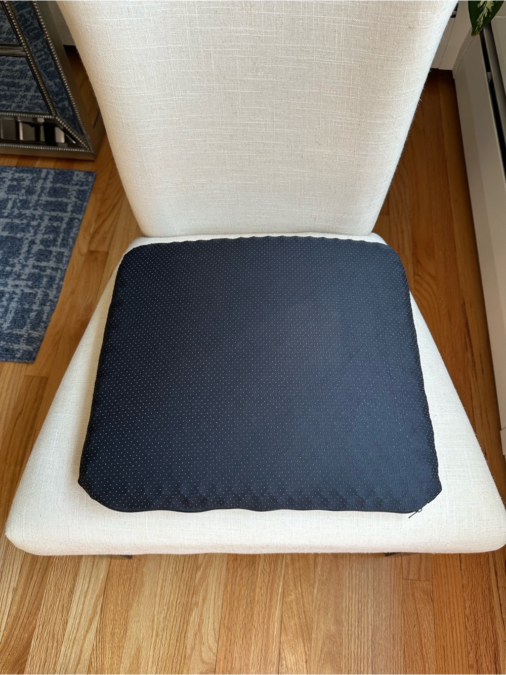 Black Gel Seat Pad/Cushion 16.5x14.5x1.65”